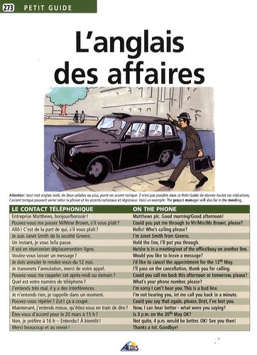 L'ANGLAIS DES AFFAIRES
