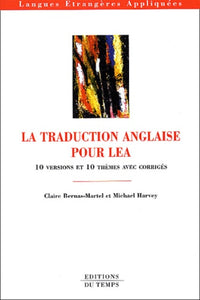 Traduire en LEA : Anglais/français