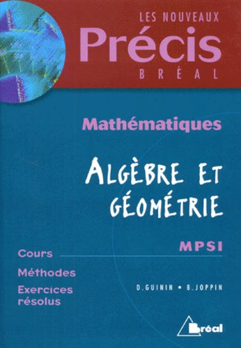 Algèbre et géométrie, MPSI