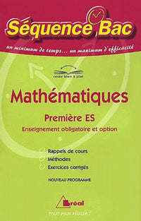 Mathématiques 1ère ES