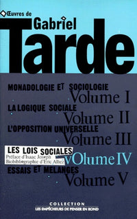 Oeuvres, t. 1, v. 4, Les Lois sociales