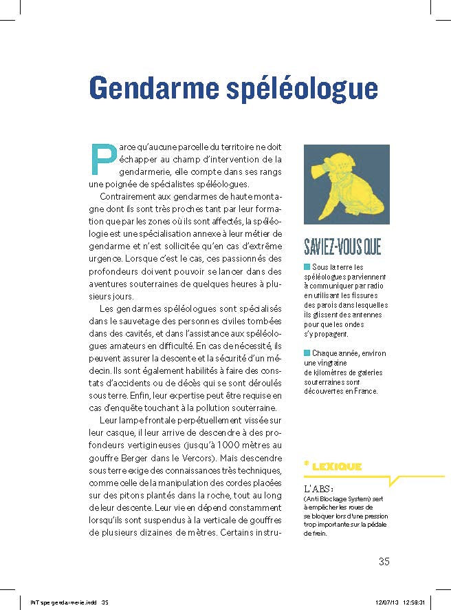 Expliquez-Moi... Les Spécialistes De La Gendarmerie