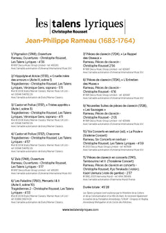 Racontez-moi... Rameau et la musique baroque
