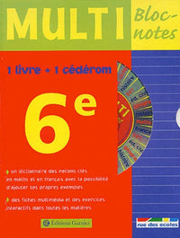 Multi Bloc-notes 6ème (1 CD-Rom inclus)