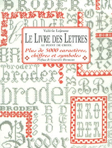 Le livre des lettres au point de croix