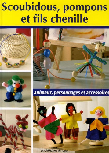 Scoubidous, pompons et fils chenille