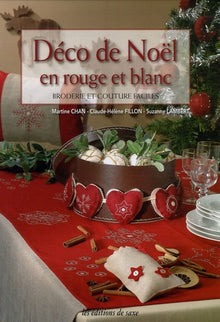 Déco de Noël en rouge et blanc