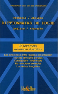 Dictionnaire de poche anglais/français-français/anglais