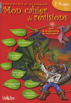 Mon cahiers de révisions CE1: 7/8 ans