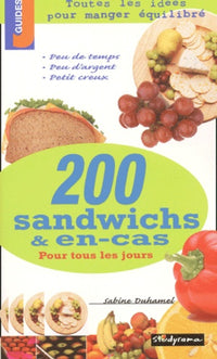 200 sandwichs et en-cas pour tous les jours