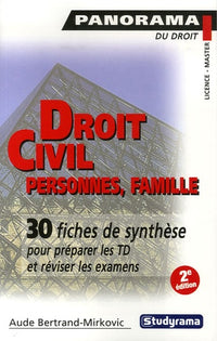 Droit civil : Personnes et famille