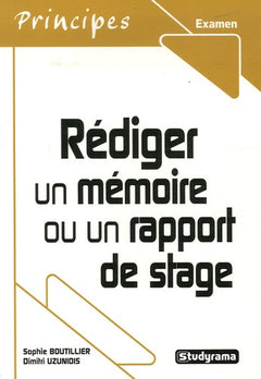 Rédiger un mémoire ou un rapport de stage