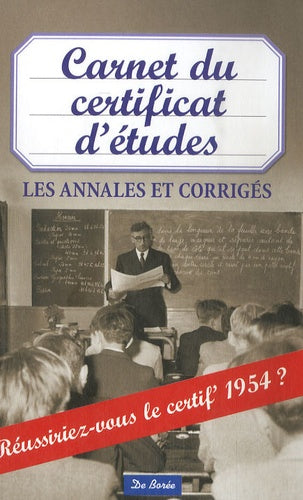 Carnet du certificat d'études