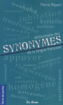 Dictionnaire des synonymes de la langue française