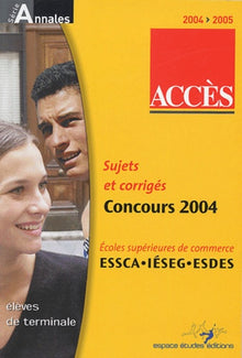 Annales du concours 2004