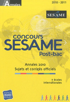 Annales concours sésame post-bac 2010/2011