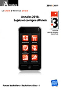 Annales atout +3 2010/2011