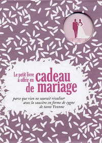 Petit livre offert en cadeau de mariage