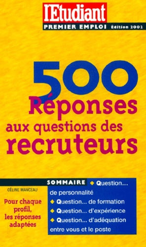 500 réponses aux questions des recruteurs