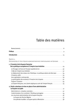 Une histoire oubliée, la Guyane française sous l'occupation portugaise