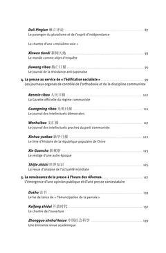 Petite histoire de la presse chinoise