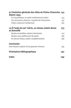 Les villes de Poitou-Charentes