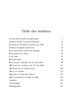 Le crime de la comtesse de Tilly