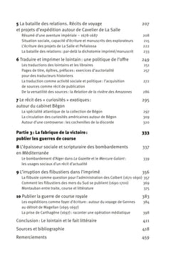 Publier le lointain à l'époque de Louis XIV
