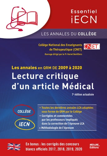 Lecture critique d'un article médical