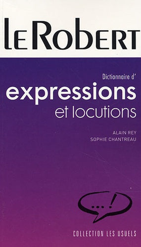 Dictionnaire des expressions et locutions