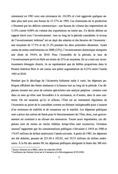 Croissance économique en Haïti