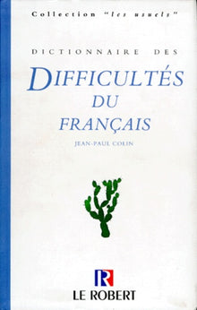 Dictionnaire des difficultés du français