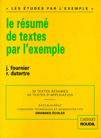 Le Résumé de textes par l'exemple