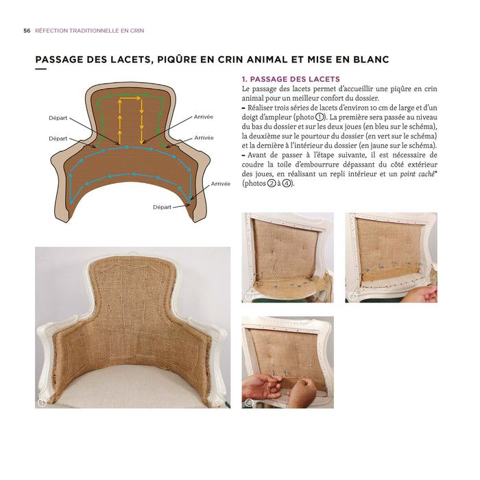 La bergère. Réfection pas à pas