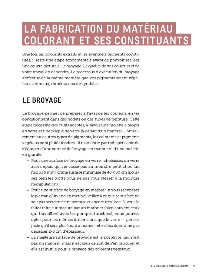 Colorants et pigments végétaux : Histoire et techniques