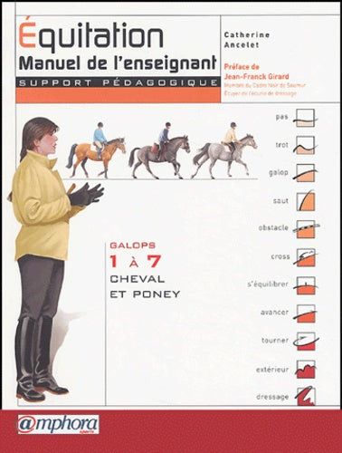 Équitation : Manuel de l'enseignant (Support pédagogique) - Galops 1 à 7 - Cheval et Poney