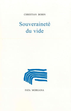 souveraineté du vide / lettres d'or