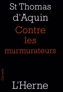 Contre les murmureurs
