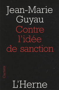 Contre l'idée de sanction