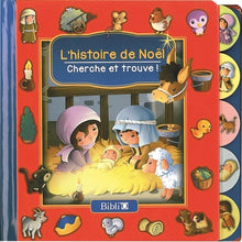 L'histoire de Noël: Cherche et trouve