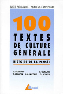 100 textes de culture générale