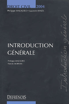 Introduction générale: Edition 2004