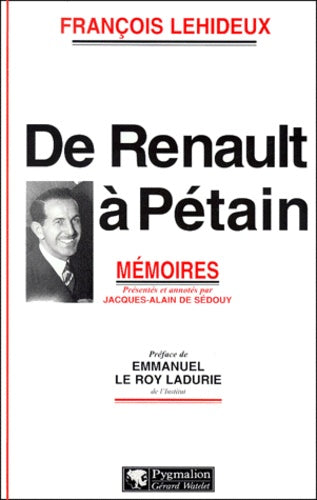 De Renault à Pétain