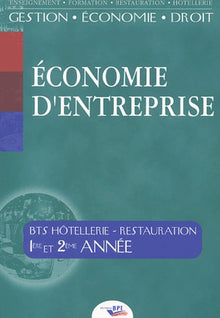 Economie d'Entreprise BTS Hôtellerie-Restauration 1ère et 2ème années