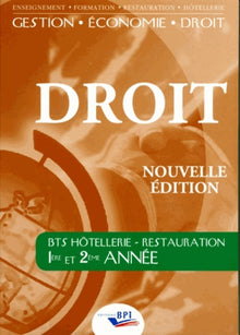 Droit BTS hôtellerie - restauration 1ère et 2ème année