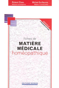 Fiches de matière médicale homéopathique