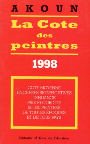 La cote des peintres