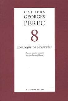 Cahiers Georges Perec - numéro 8