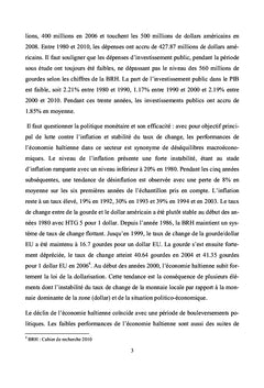 Croissance économique en Haïti