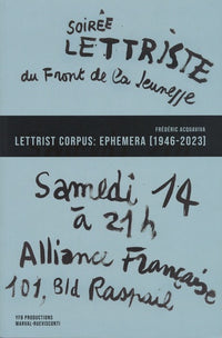 Lettrist corpus : Ephemera